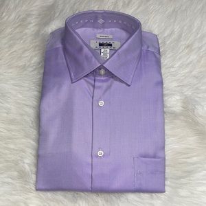 Joseph Abboud 100% Egyptian cotton purple button up